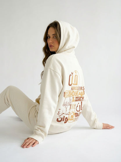 Key Of Life - Off White Hoodie