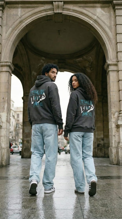 GRAPHITE - GREY HOODIE