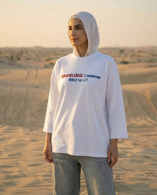 WISDOM Tee LONG SLEEVES